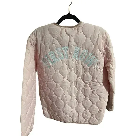 NEW SZ S - First Row Pink Packable Puffer - Picture 2 of 2